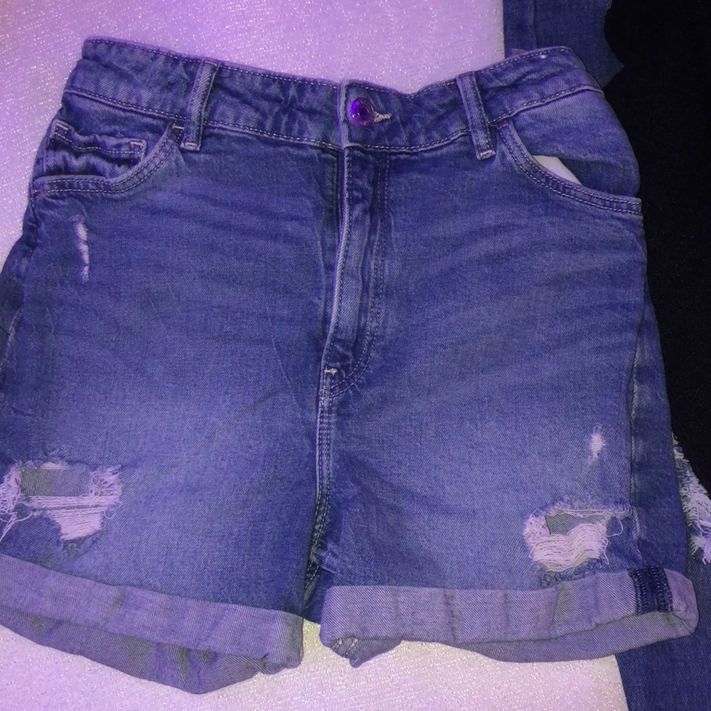 H&M blue shorts !! Size 14